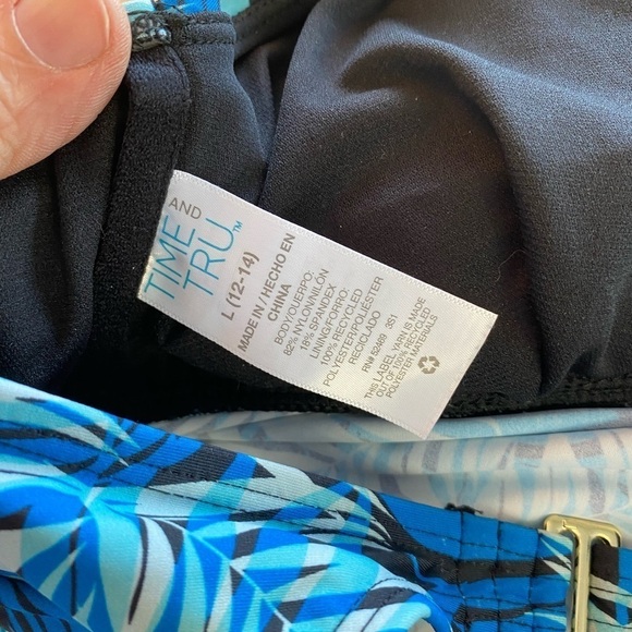 Time and Tru Two Piece Swim Suit size large (10-12) (EP) - Picture 11 of 11